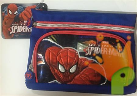 BORSELLINO 2 SCOMPARTI SPIDERMAN ROSSO