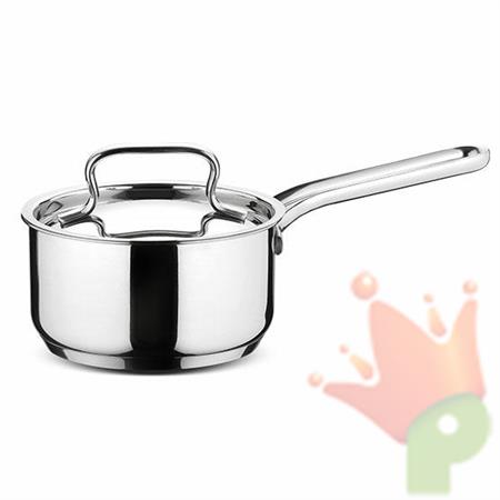 CASSERUOLA FONDA MANICO LUNGO 14CM SFIZIOSA ACCIAIO