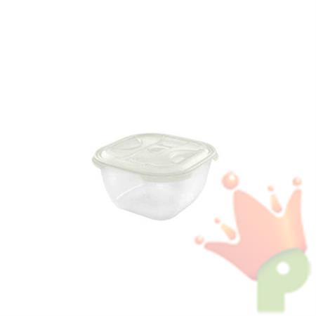 FRIGOBOX QUADRATO 2LT CONTENITORE PLASTICA NUVOLA PANNA
