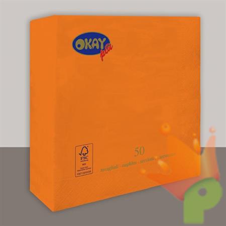 TOVAGLIOLI 33X33 2V MANDARINO 50PZ
