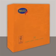 TOVAGLIOLI 33X33 2V MANDARINO 50PZ