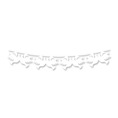 FESTONE COLOMBE BIANCHE MT.3X19CM