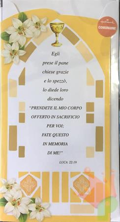 BIGLIETTO COMUNIONE 124511