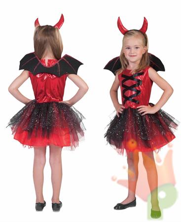 COSTUME DIAVOLETTA TG. 5-8 ANNI E13
