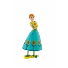 ANNA CON GIRASOLE FROZEN FEVER ACTION FIGURE CAKE TOPPER 9 CM