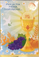 BIGLIETTO PER LA TUA PRIMA COMUNIONE 124279