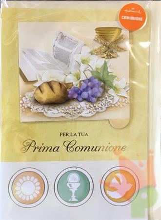 BIGLIETTO POP UP PRIMA COMUNIONE 124188