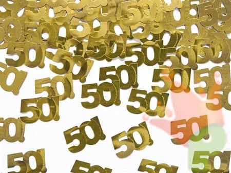 CORIANDOLI NUMERO 50 ORO 15GR