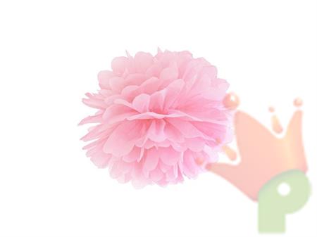 POM POM CARTA ROSA 25CM