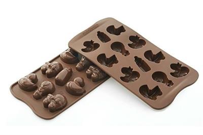 STAMPO IN SILICONE 35X32CM H.15MM CHOCO BABY