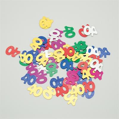 CORIANDOLI 15GR 40 ANNI