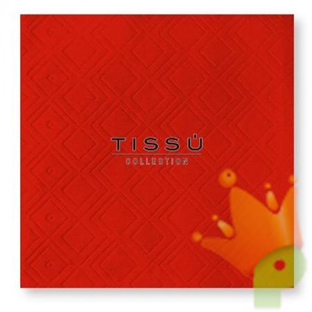 TOVAGLIOLI 2V 38X38CM INFIBRA ROSSO 40PZ