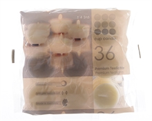TEALIGHTS 4H BIANCO DIAM 4,1X1,9CM 36 PZ