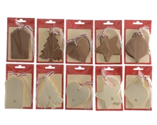 TARGHETTE CHIUDIPACCO 10x15cm  10PZ 10ASS