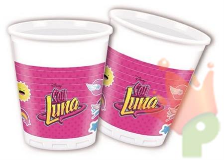 BICCHIERI 200C SOY LUNA 8PZ