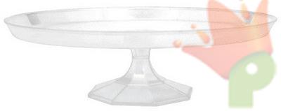 Alzata Plastica Trasparente d. 30 cm