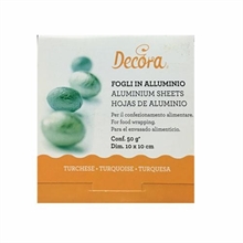 FOGLI TURCHESE 10X10CM 50GR 150PZ