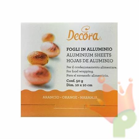 FOGLI ARANCIO 10X10CM 50GR 150PZ
