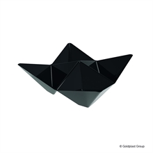 COPPETTA ORIGAMI NERO 103X103MM 25PZ