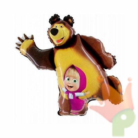 PALLONCINO SUPERSHAPE 35INCH MASHA E ORSO