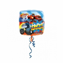 PALLONCINO MYLAR 18 IN BLAZE HAPPY BIRTHDAY