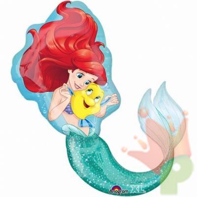 PALLONCINO SUPERSHAPE LITTLE MERMAID 71X86CM LA SIRENETTA
