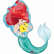 PALLONCINO SUPERSHAPE LITTLE MERMAID 71X86CM LA SIRENETTA