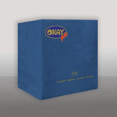TOVAGLIOLI 25X25 2V BLU NOTTE 50PZ
