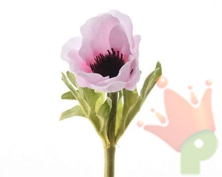 ANEMONE DI SETA CON GAMBO 35CM ROSA