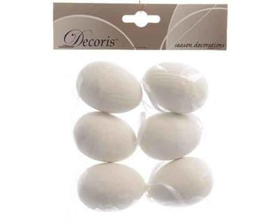 UOVO DA APPENDERE 6CM BIANCO 6PZ