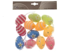 UOVA IN PLASTICA DA APPENDERE 6ASS  12PZ