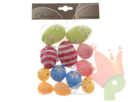 UOVA IN PLASTICA DA APPENDERE 6ASS 12PZ