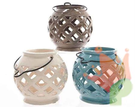 LANTERNA 12X12CM COLORI ASSORTITI