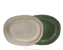 PIATTO OVALE 39X29X5CM 2ASS