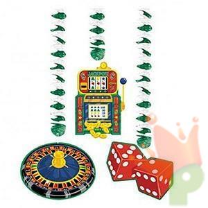 Festone Decorativo Pendenti Poker 76cm