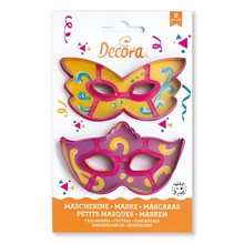 DECORA - KIT 2 TAGLIAPASTA MASCHERINE CARNEVALE
