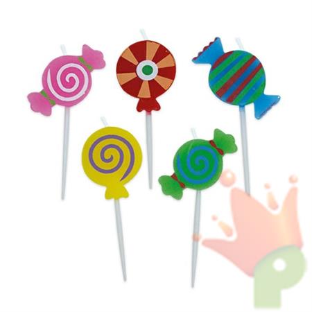 CANDELINE PICKS CARAMELLE 7CM 5PZ