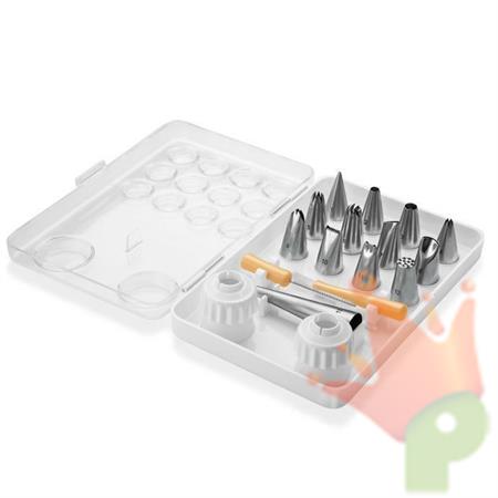 BECCUCCI DECORATORI IN ACCIAIO INOX DELICIA 13PZ