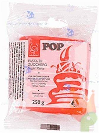 PASTA DI ZUCCHERO POP ROSSO FUOCO 250GR