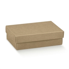SCATOLINA BASSA CON COPERCHIO 130X90X40 MM AVANA 10PZ