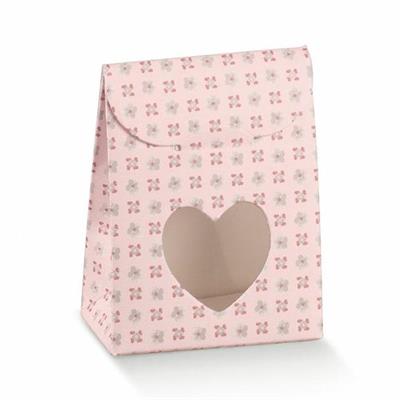 SCATOLINA SACCHETTO 60x35x80 BLOOM ROSA 10PZ