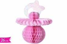 DECORAZIONE CIUCCETTO ROSA 26CM