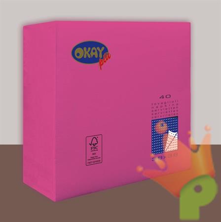 TOVAGLIOLI 38X38 2V PUNTA/PUNTA ORTENSIA 40PZ