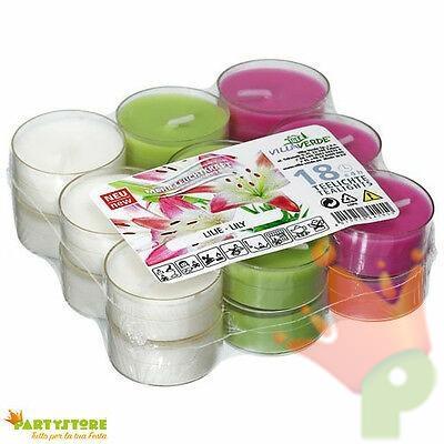 TEALIGHTS 4H PROFUMAZIONE LILIUM 18 PZ