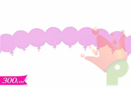 FESTONE PALLONCINI ROSA 3MT