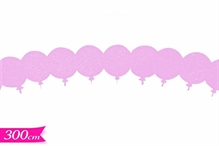 FESTONE PALLONCINI ROSA 3MT