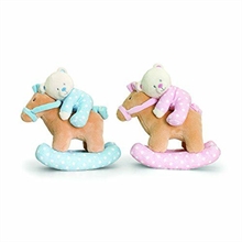 BABY BEAR MUSICAL R. HORSE 2ASS 22CM