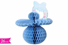 DECORAZIONE CIUCCETTO CELESTE 26CM