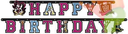 FESTONE MONSTER HIGH LETTER BANNER