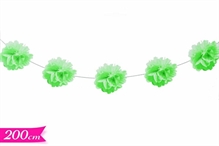FESTONE POM POM VERDE 2MT